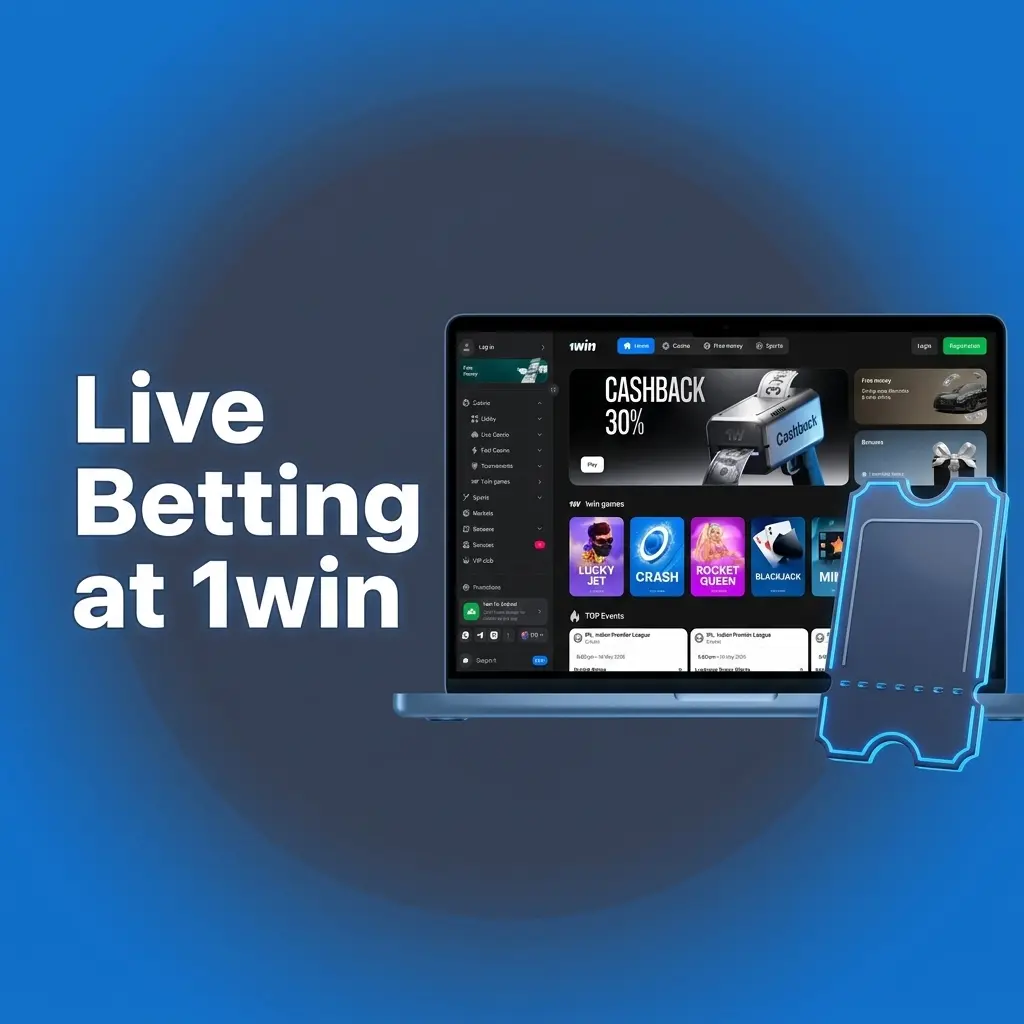 Live betting on 1win with cricket over-by-over markets, real-time odds, and cash-out options for Indian players