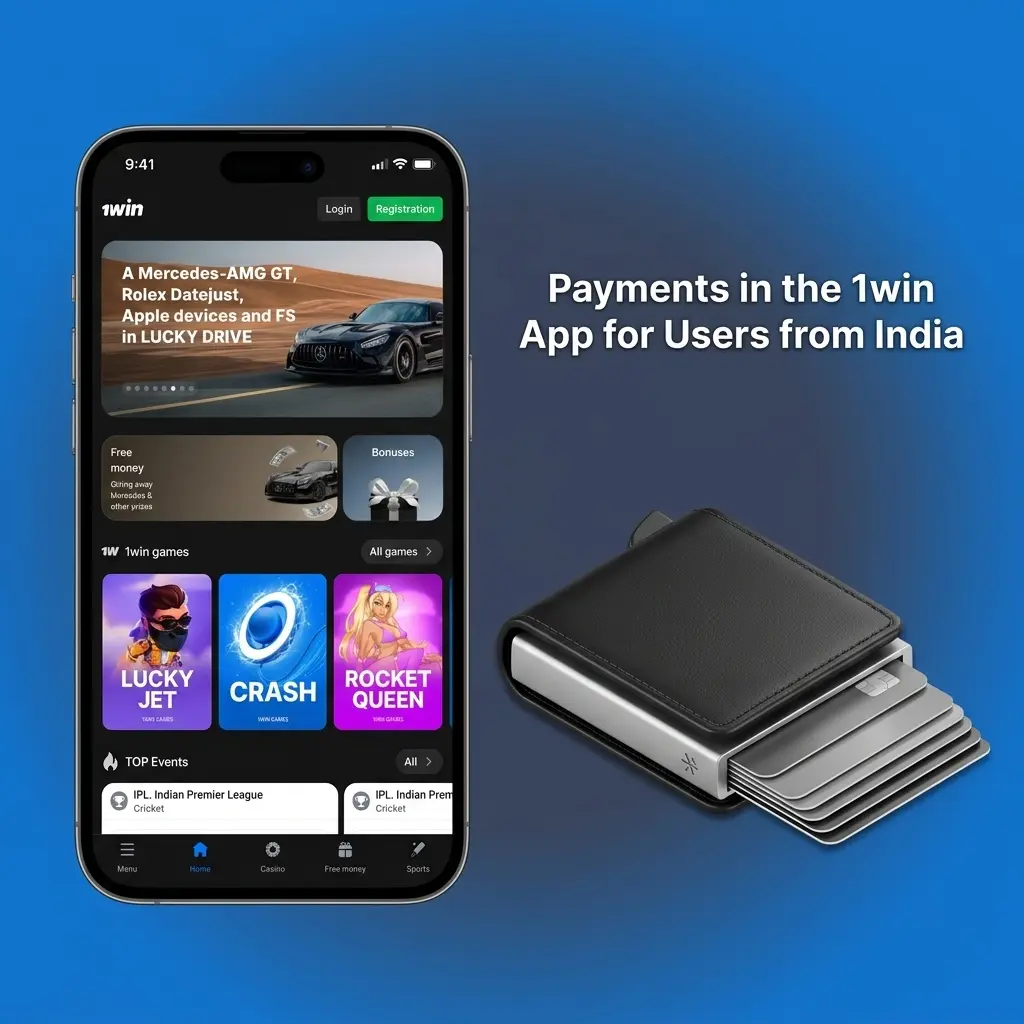 1win app payment methods for Indian users including UPI, PhonePe, Google Pay, and cryptocurrency options
