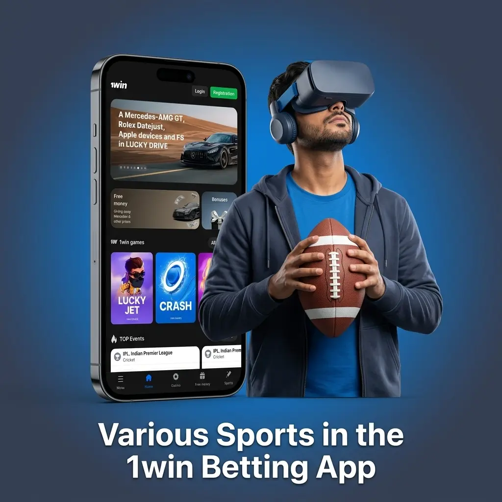 1win betting app sports coverage including cricket, football, kabaddi, tennis, basketball, and eSports like CS2 and Dota 2
